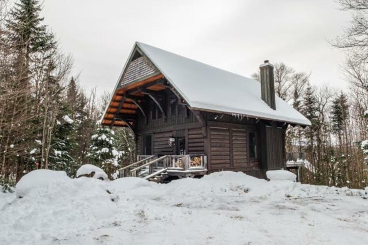 Chic Log Chalet With Hot Tub - Mont-Tremblant North Side By Reserver.Ca Lac-Superieur Eksteriør billede