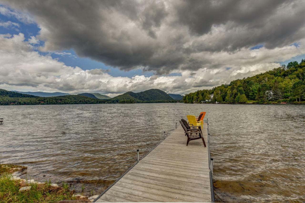 Chic Log Chalet With Hot Tub - Mont-Tremblant North Side By Reserver.Ca Lac-Superieur Eksteriør billede