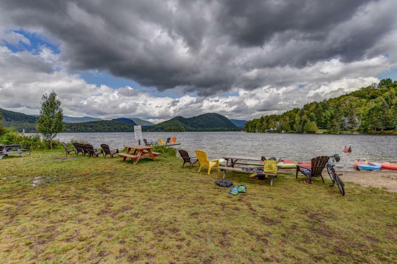 Chic Log Chalet With Hot Tub - Mont-Tremblant North Side By Reserver.Ca Lac-Superieur Eksteriør billede